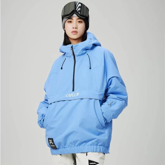 Sailor Pullover Snowboarding Jacket - Ice blue - Picture 3 of 7